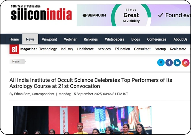 Silicon India article