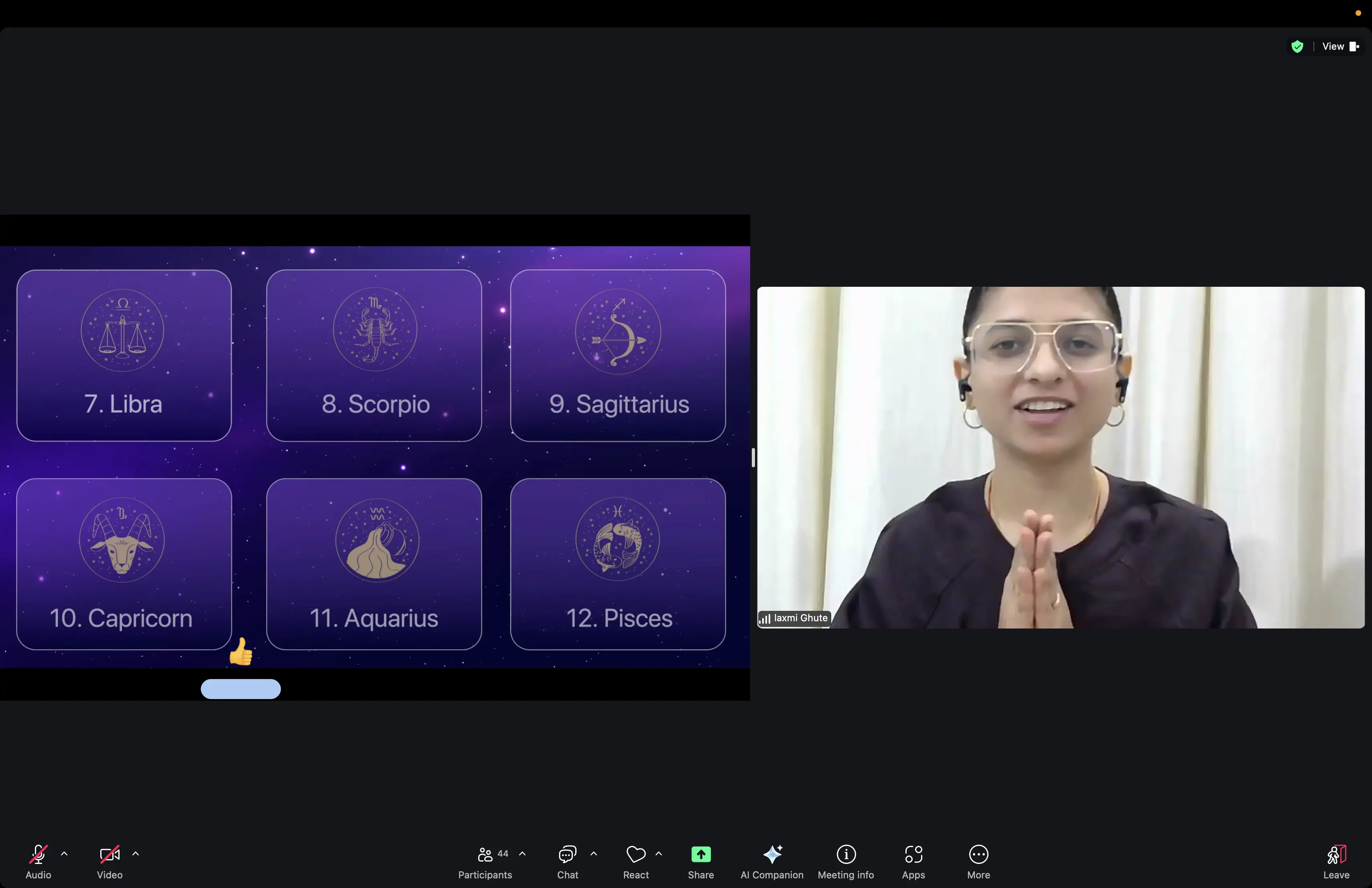 Workshop snapshot