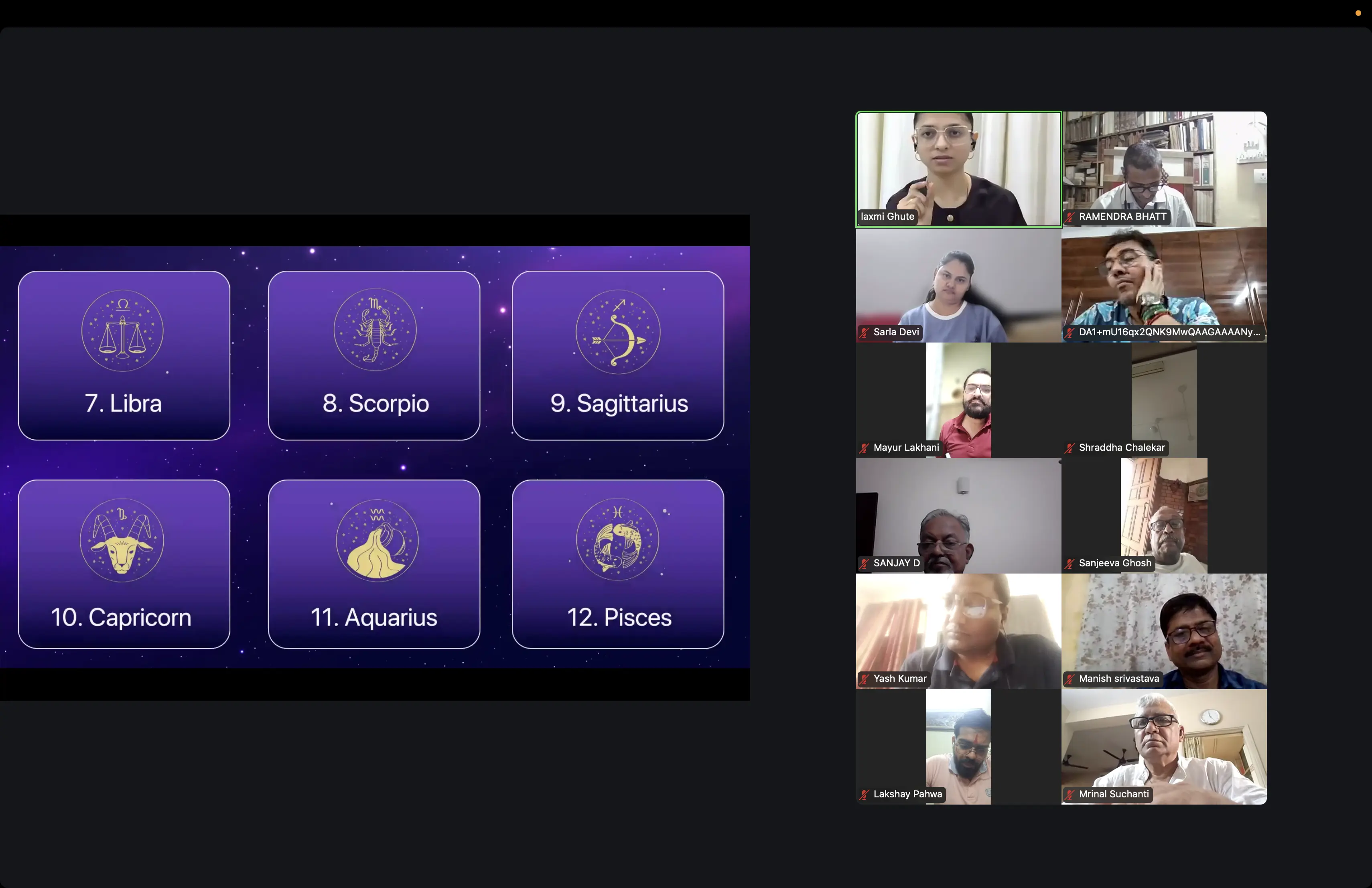 Workshop snapshot