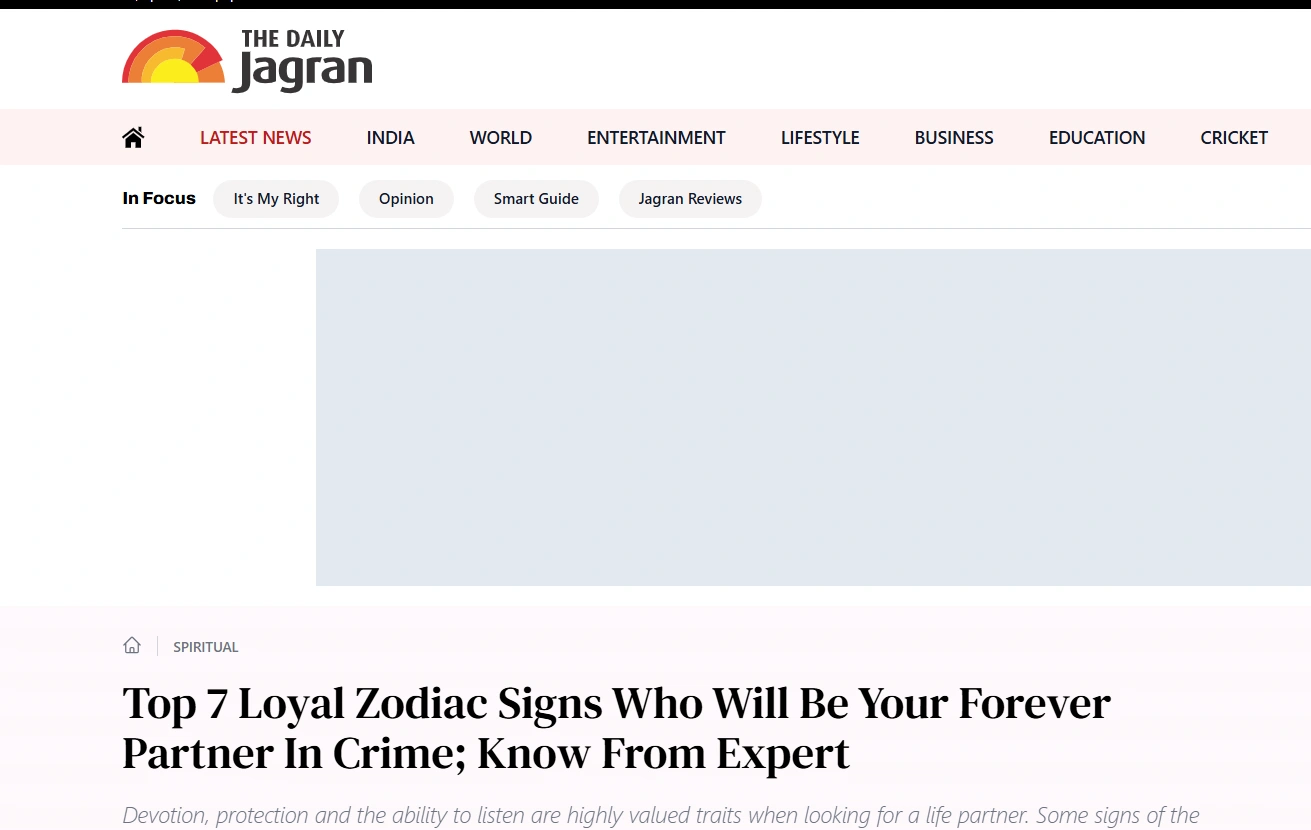 Dainik Jagran article